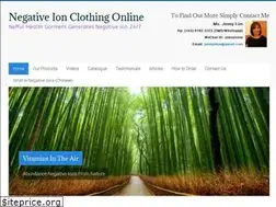 Sites similar to negativeionclothingonline.com