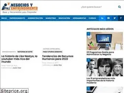 Sites similar to negociosyemprendimiento.org
