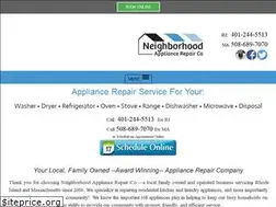 Sites similar to neighborhoodappliance.com