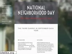 Sites similar to neighborhoodday.org