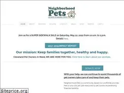 Sites similar to neighborhoodpetscle.org