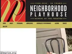 Sites similar to neighborhoodplayhouse.org