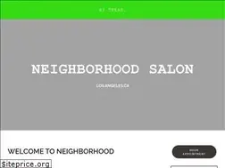 Sites similar to neighborhoodsalon.net