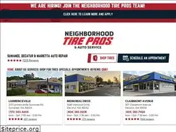 Sites similar to neighborhoodtirepros.com