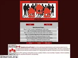 Sites similar to neighbourhoodprotect.ca
