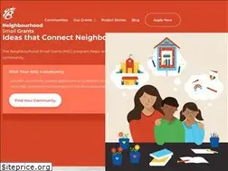 Sites similar to neighbourhoodsmallgrants.ca