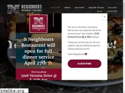 Sites similar to neighboursrestaurant.ca
