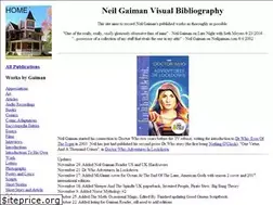 Sites similar to neilgaimanbibliography.com