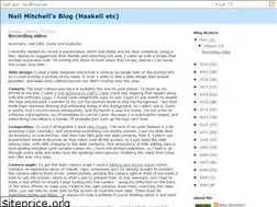 Sites similar to neilmitchell.blogspot.com