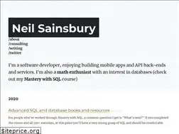 Sites similar to neilwithdata.com