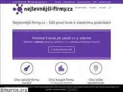 Sites similar to nejlevnejsi-firmy.cz