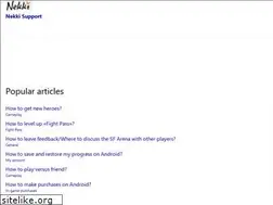 Sites similar to nekki.helpshift.com