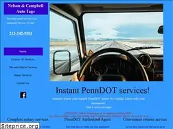 Sites similar to nelsonandcampbellautotags.com