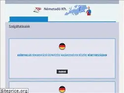 Sites similar to nemetadokft.hu