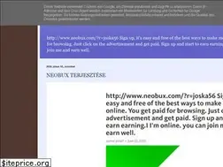 Sites similar to neobuxgolddirectreferral.blogspot.com