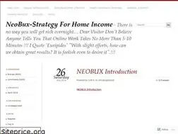 Sites similar to neobuxstrategyforhomeincome.wordpress.com