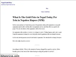 Sites similar to nepalgoldprice.com