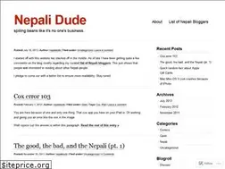 Sites similar to nepalidude.wordpress.com