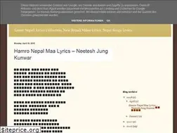 Sites similar to nepalilyricscollection.blogspot.com