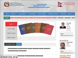 Sites similar to nepalpassport.gov.np