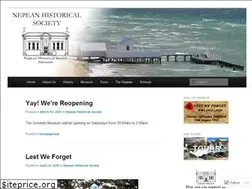 Sites similar to nepeanhistoricalsociety.asn.au