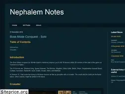 Sites similar to nephalemnotes.blogspot.com