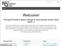 Sites similar to nerd-quickies.net