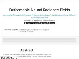 Sites similar to nerfies.github.io