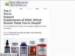 Sites similar to nerveremedyreviews.com