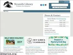 Sites similar to nesmithlibrary.org