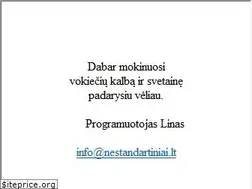 Sites similar to nestandartiniai.lt