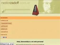 Sites similar to nestorzadoff.com.ar
