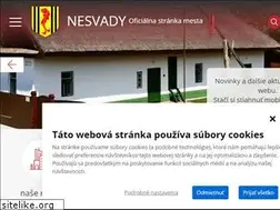 Sites similar to nesvady.sk