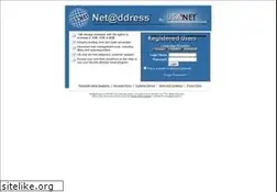 Sites similar to netaddress.com