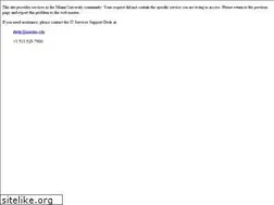 Sites similar to netapps.muohio.edu