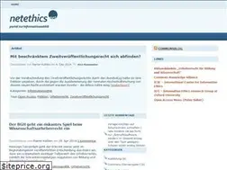 Sites similar to netethics.net