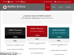 Sites similar to netflixbolivia.com