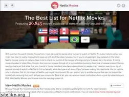 Sites similar to netflixmovies.com