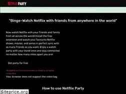 Sites similar to netflixparty.live