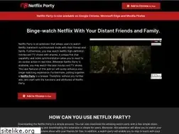 Sites similar to netflixparty.me