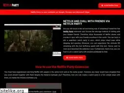 Sites similar to netflixparty.services