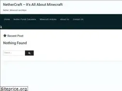 Sites similar to nethercraft.net