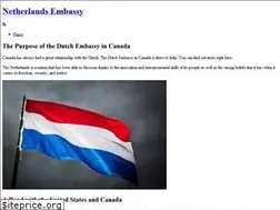 Sites similar to netherlandsembassy.ca