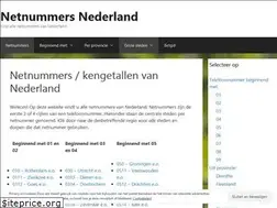 Sites similar to netnummersnederland.nl