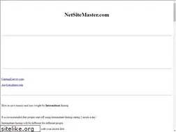 Sites similar to netsitemaster.com