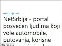 Sites similar to netsrbija.net
