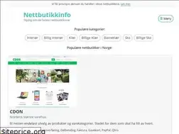 Sites similar to nettbutikkinfo.no
