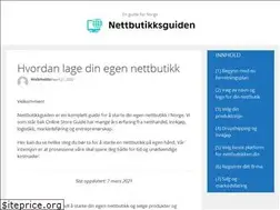 Sites similar to nettbutikksguiden.no