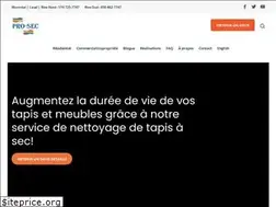 Sites similar to nettoyage-tapis-pro-sec.ca