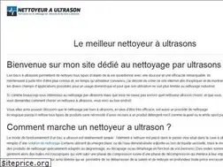 Sites similar to nettoyeuraultrason.com
